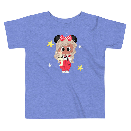 Whimsy Girl Mouse - Toddler Short Sleeve Tee