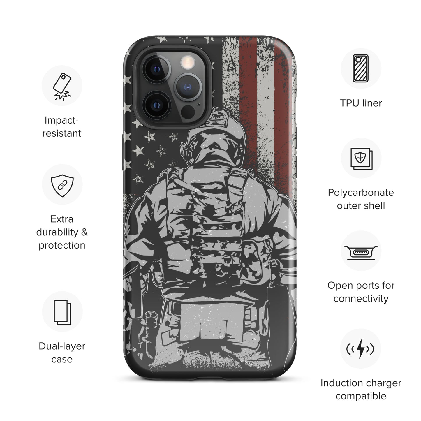 US Military/Veteran - Tough Case for iPhone®