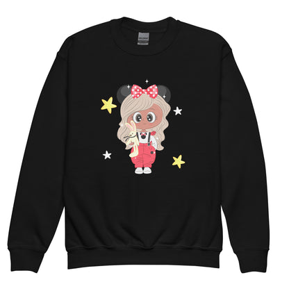 Whimsy Girl Mouse - 50% Cotton Sweatshirt